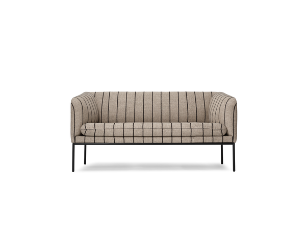 Turn 2 plazas Pasadena Sand/Black · Ferm Living · vista frontal