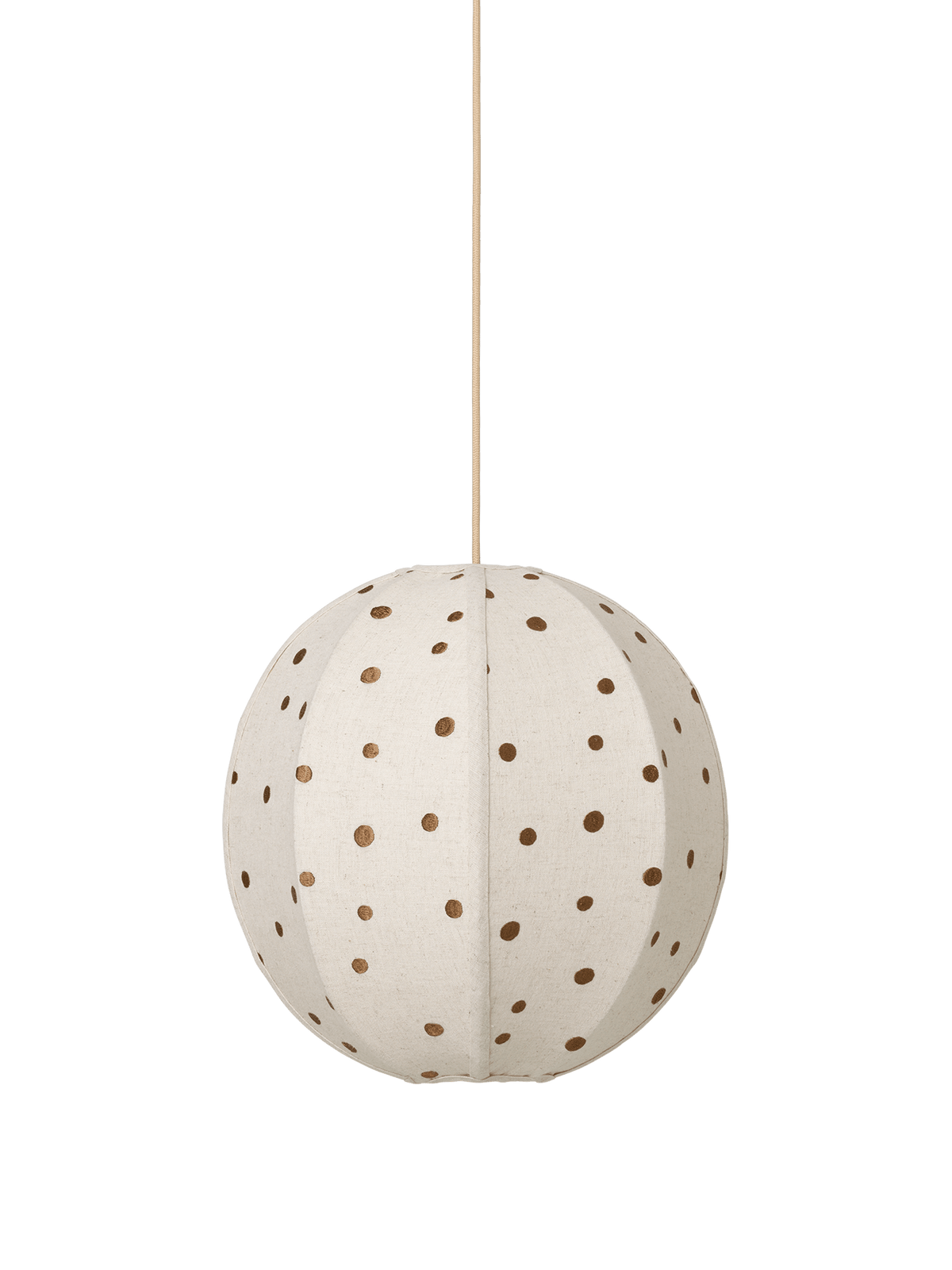 Pantalla textil bordada Dots · Ferm Living