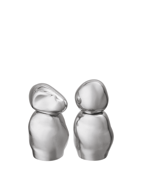 Moulins Orevo lot de 2 acier poli · Ferm Living