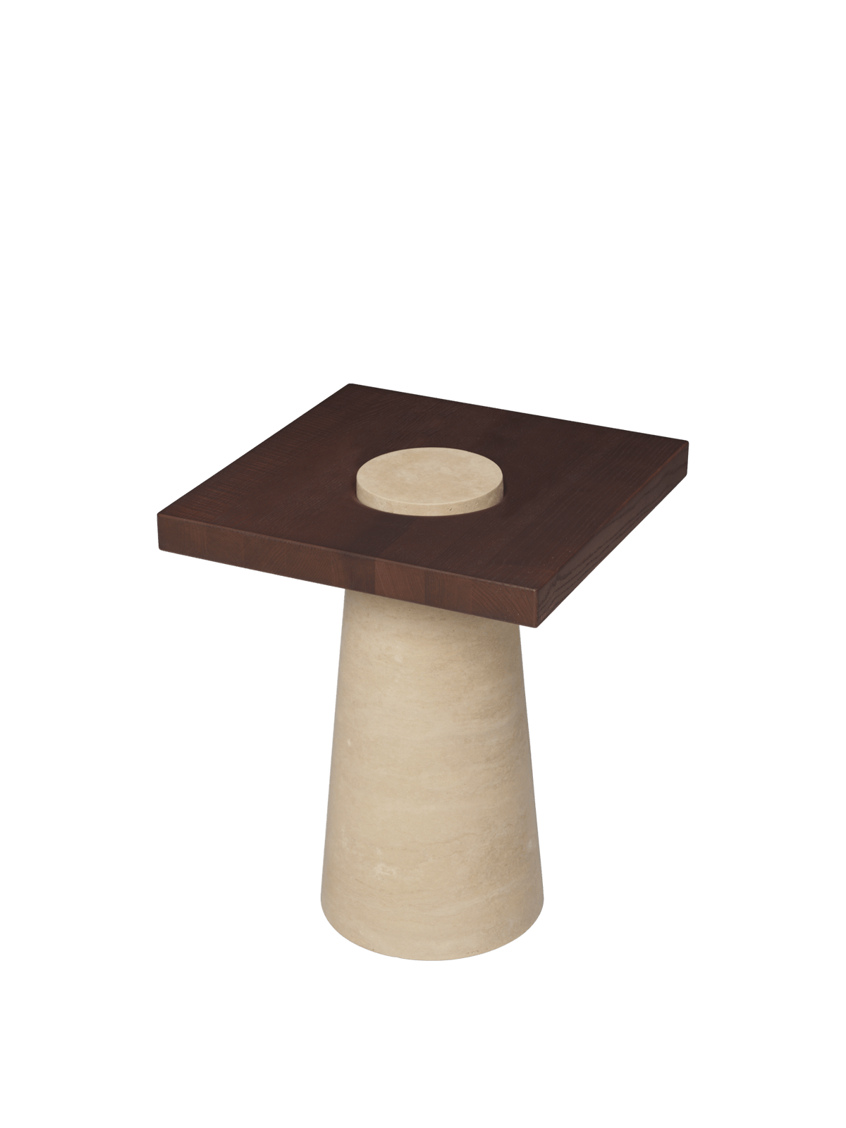 Mesa auxiliar Grova travertino · Ferm Living