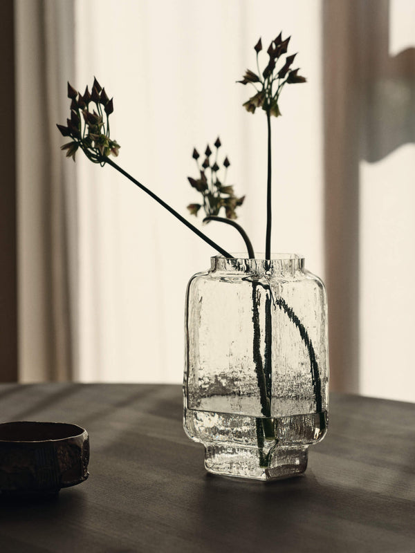 Vaso Mokuri · Ferm Living Clear · H25