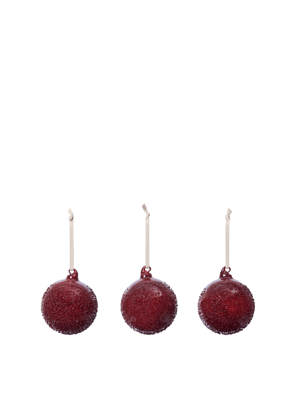 Bolas de cristal Flurry · Ferm Living · Medium Picante Red