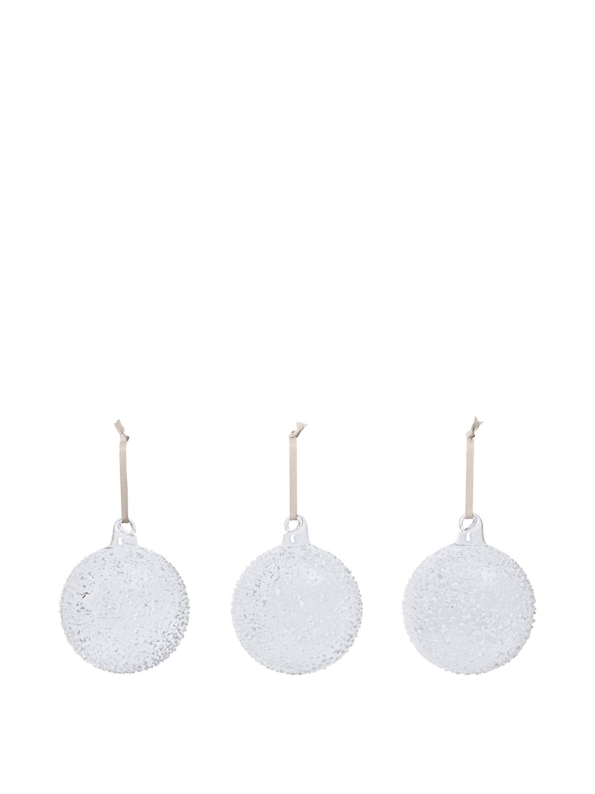 Bolas de cristal Flurry · Ferm Living · Large White