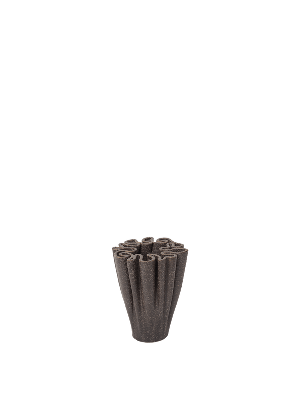 Vase Dedali · Ferm Living Dark Brown · H11