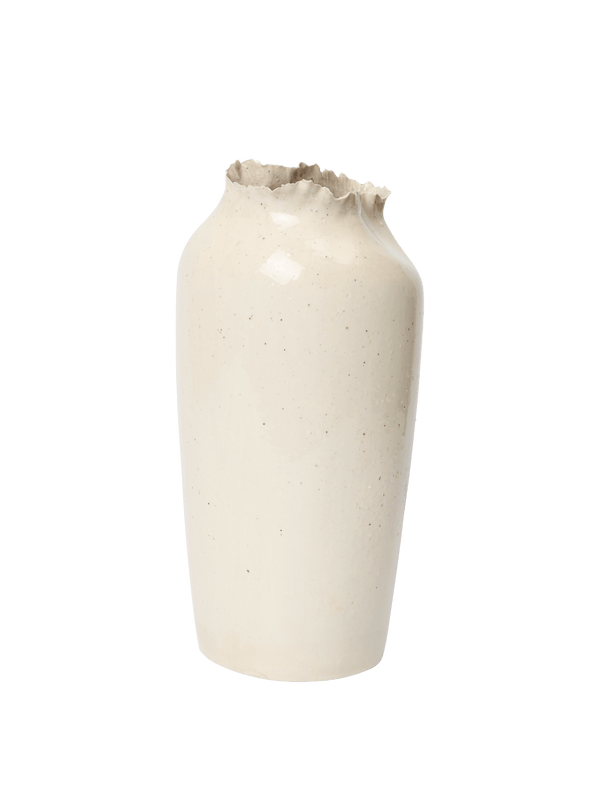 Vaso alto Tereo bianco sporco maculato · Ferm Living · vista 7