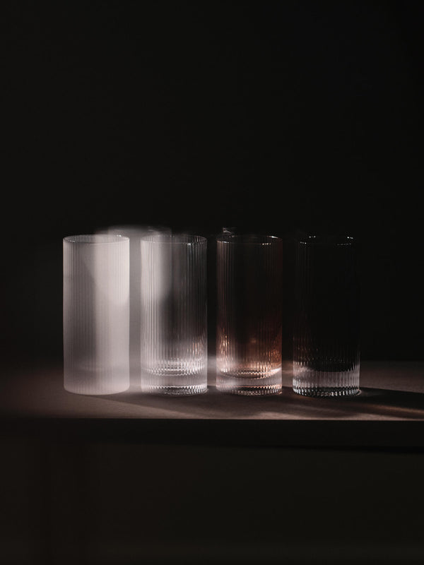 Vasos highball Ripple de Ferm Living