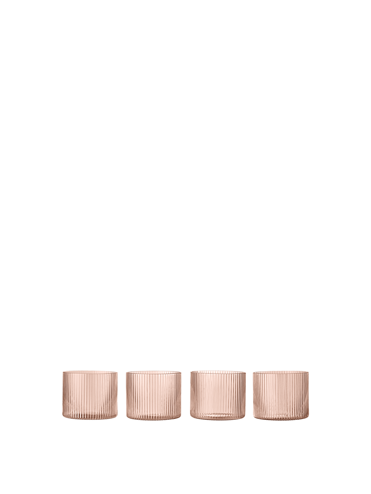 Vasos bajos Ripple de Ferm Living