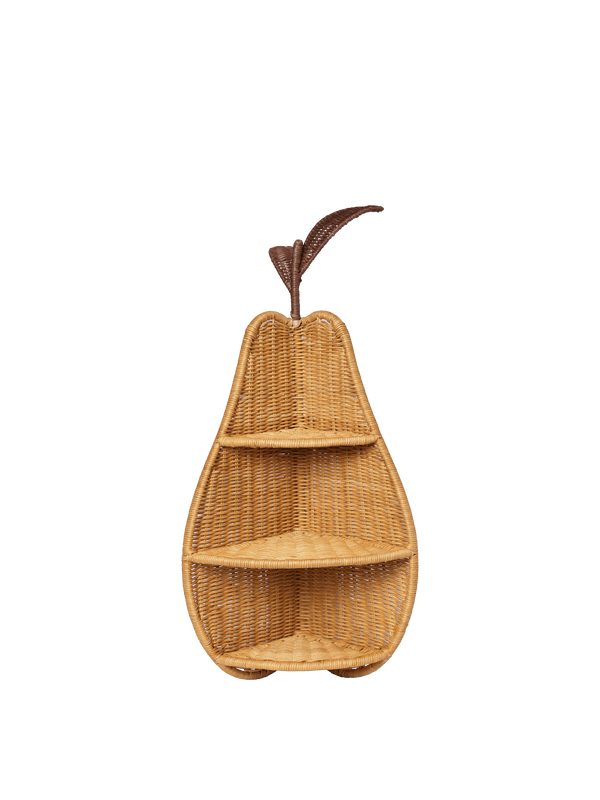 Estante esquinero trenzado Pear