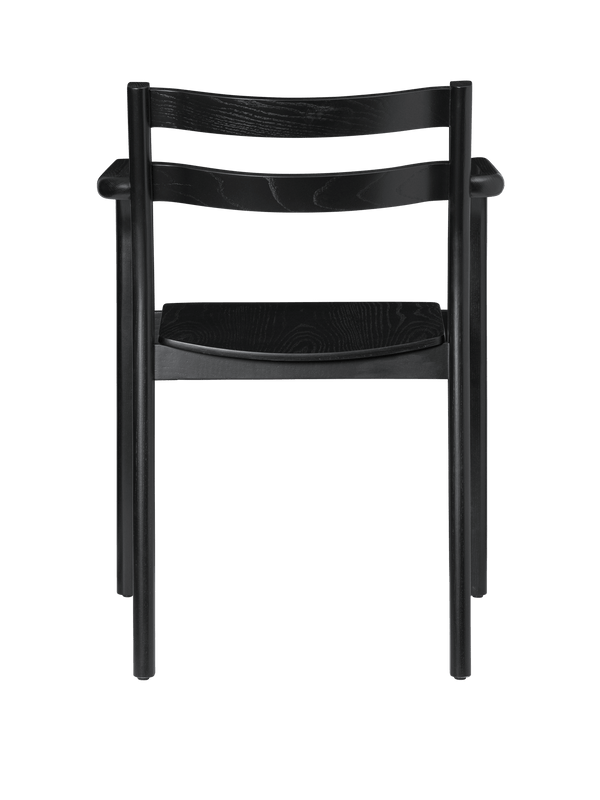 Silla de comedor Boda con brazos · Ferm Living Black