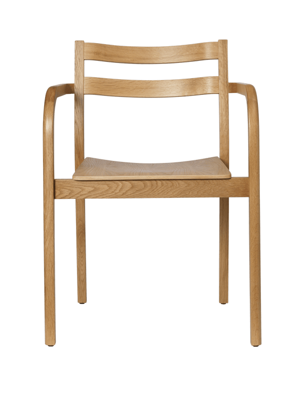 Silla de comedor Boda con brazos · Ferm Living Natural Oak