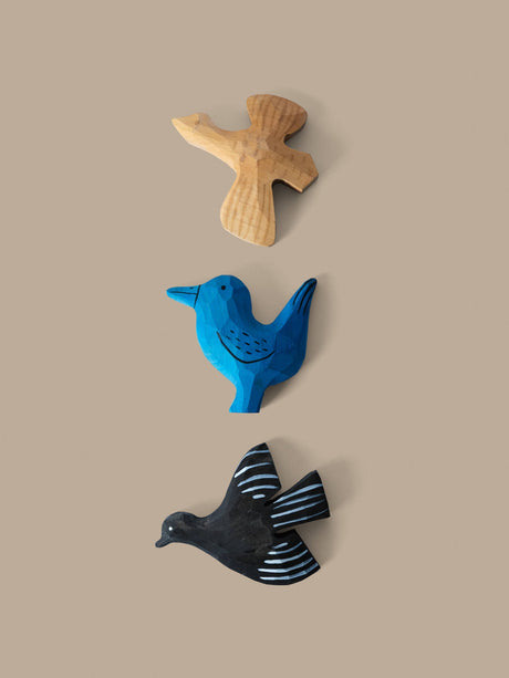 Imanes tallados a mano Bird de Ferm Living