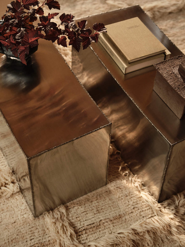 Norte Grid Rug Natural · Ferm Living