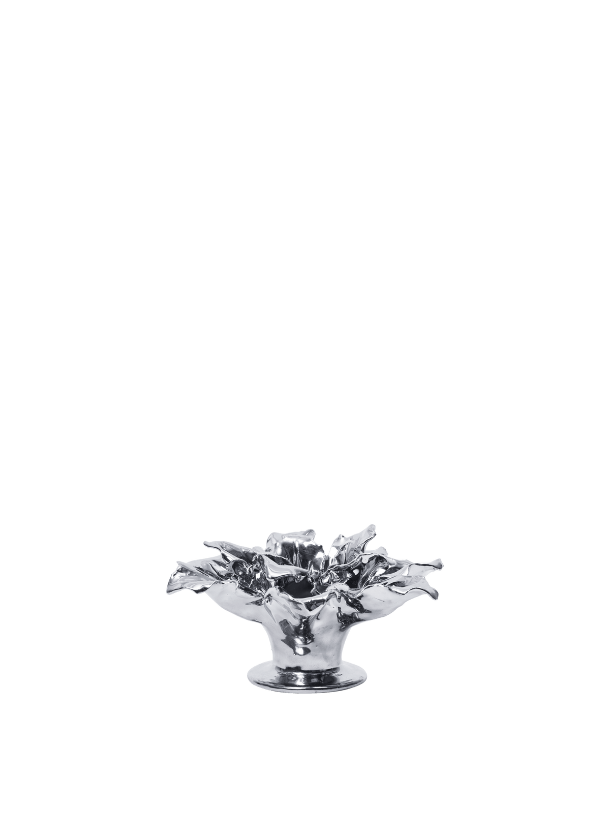 Portavelas Holly Leaf · Ferm Living · Silver