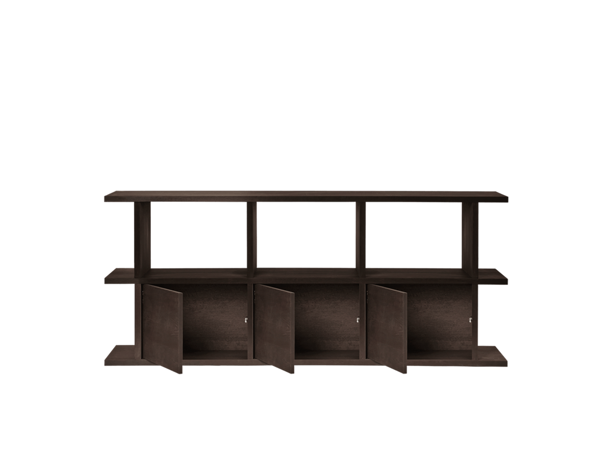 Librería Kona 3x2 con 3 módulos armario roble teñido oscuro · Ferm Living · Ansicht 3