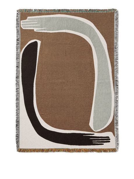 Manta tapiz Pose café · Ferm Living · vista 2