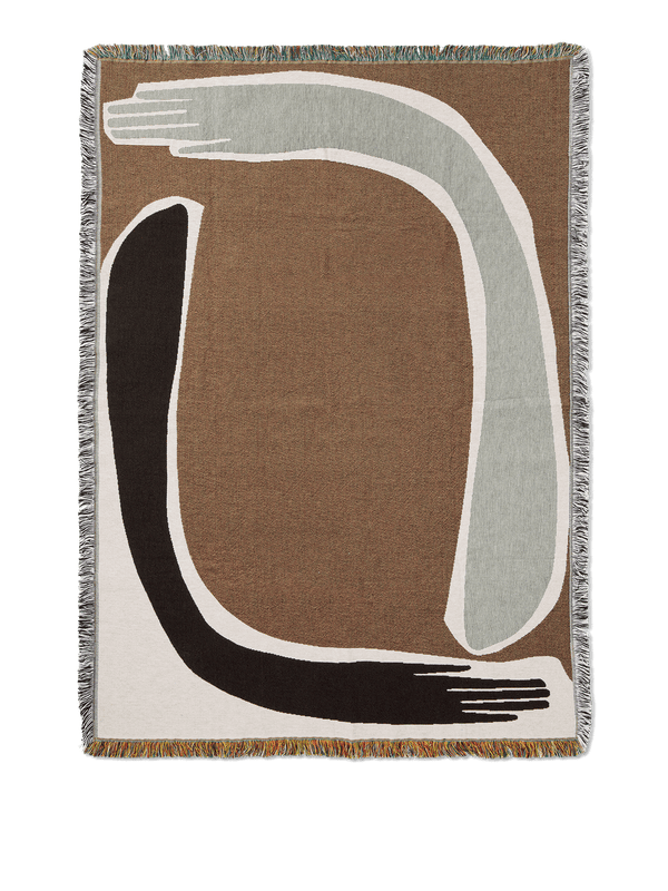 Manta tapiz Pose café · Ferm Living · vista 2