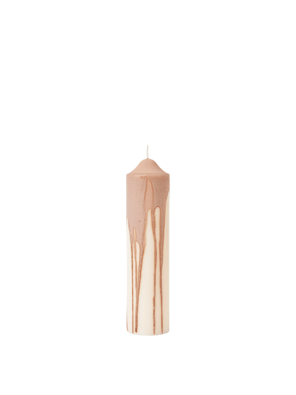 Vela cilíndrica Dryp · Ferm Living · Small Beige