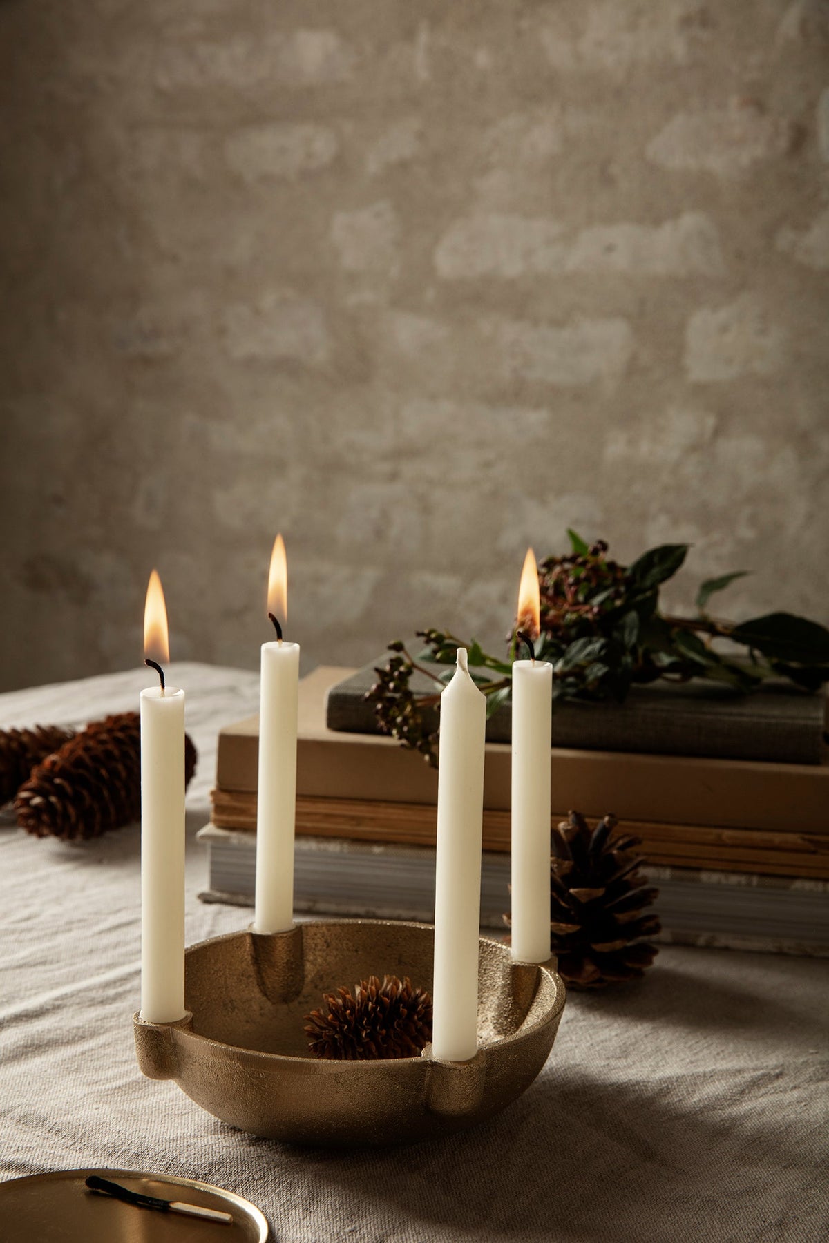 Portavelas Bowl · Ferm Living · ambiente