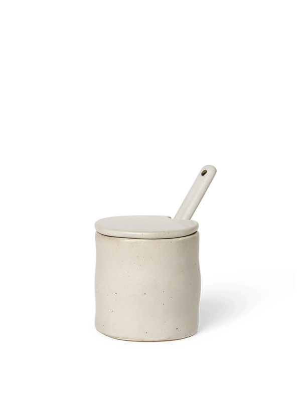 Tarro con cuchara Flow de Ferm Living