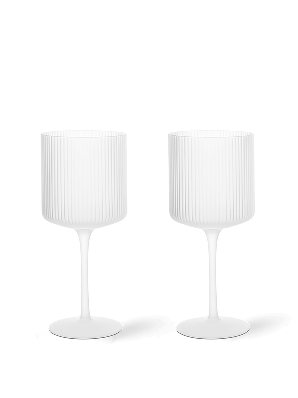 Copas de vino tinto Ripple de Ferm Living