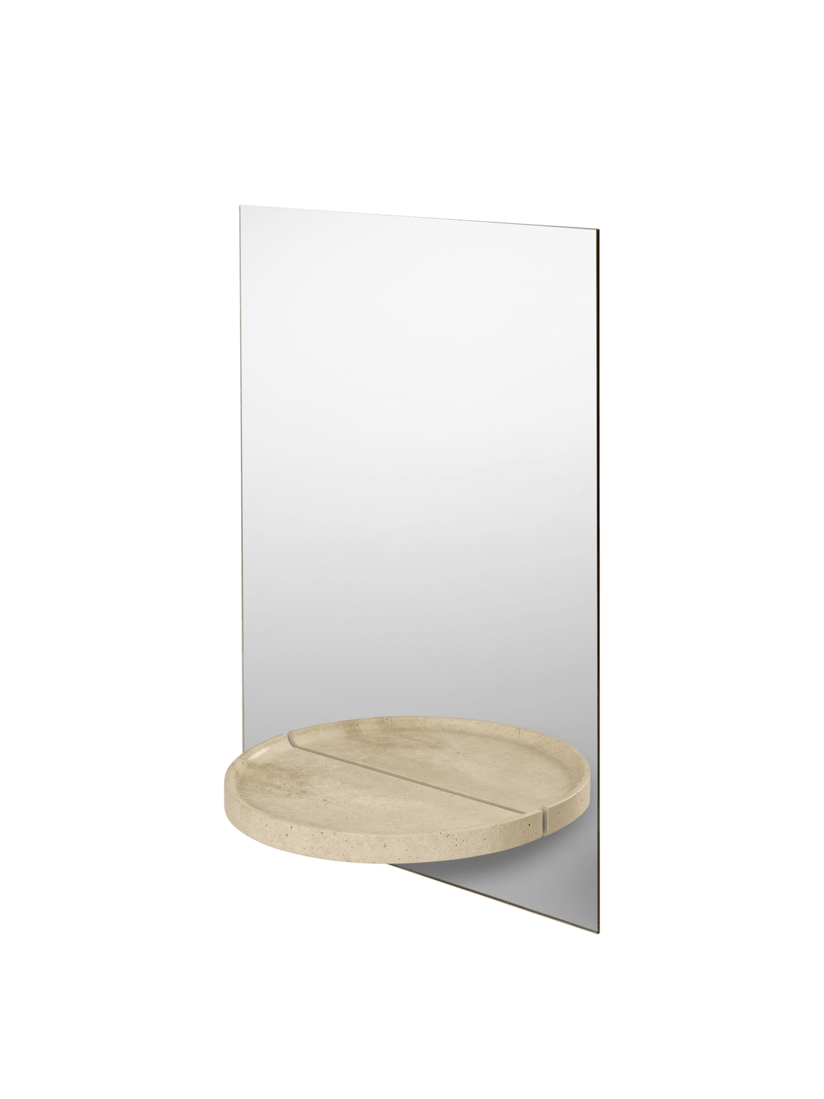 Espejo Symmetry travertino · Ferm Living · vista 3