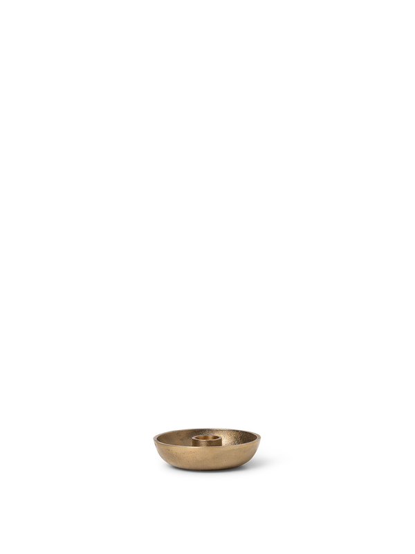 Portavelas Bowl · Ferm Living · Single · Brass