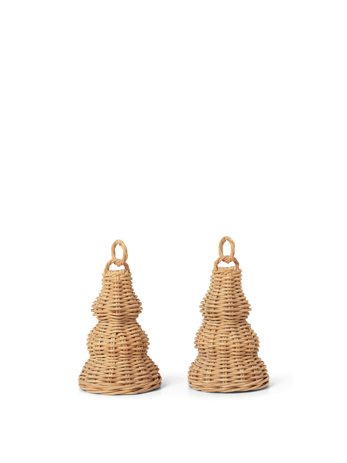 Bolas campana trenzadas Braided · Ferm Living · Set of 2