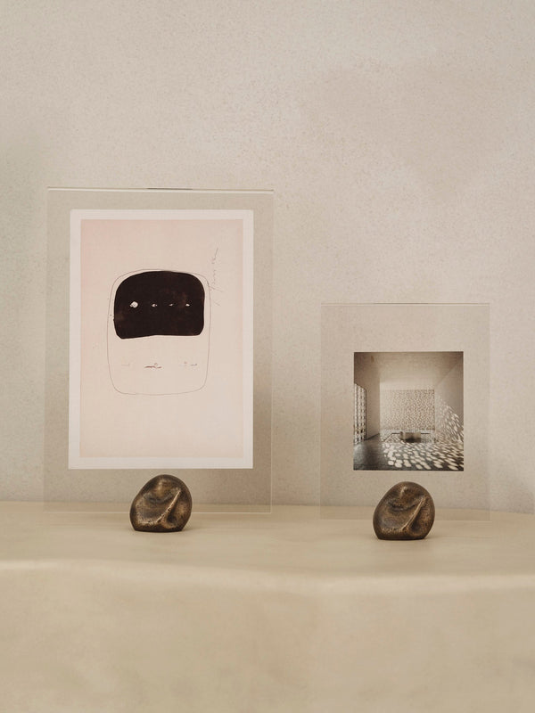 Cadre à poser Gravel A5 laiton vieilli · Ferm Living
