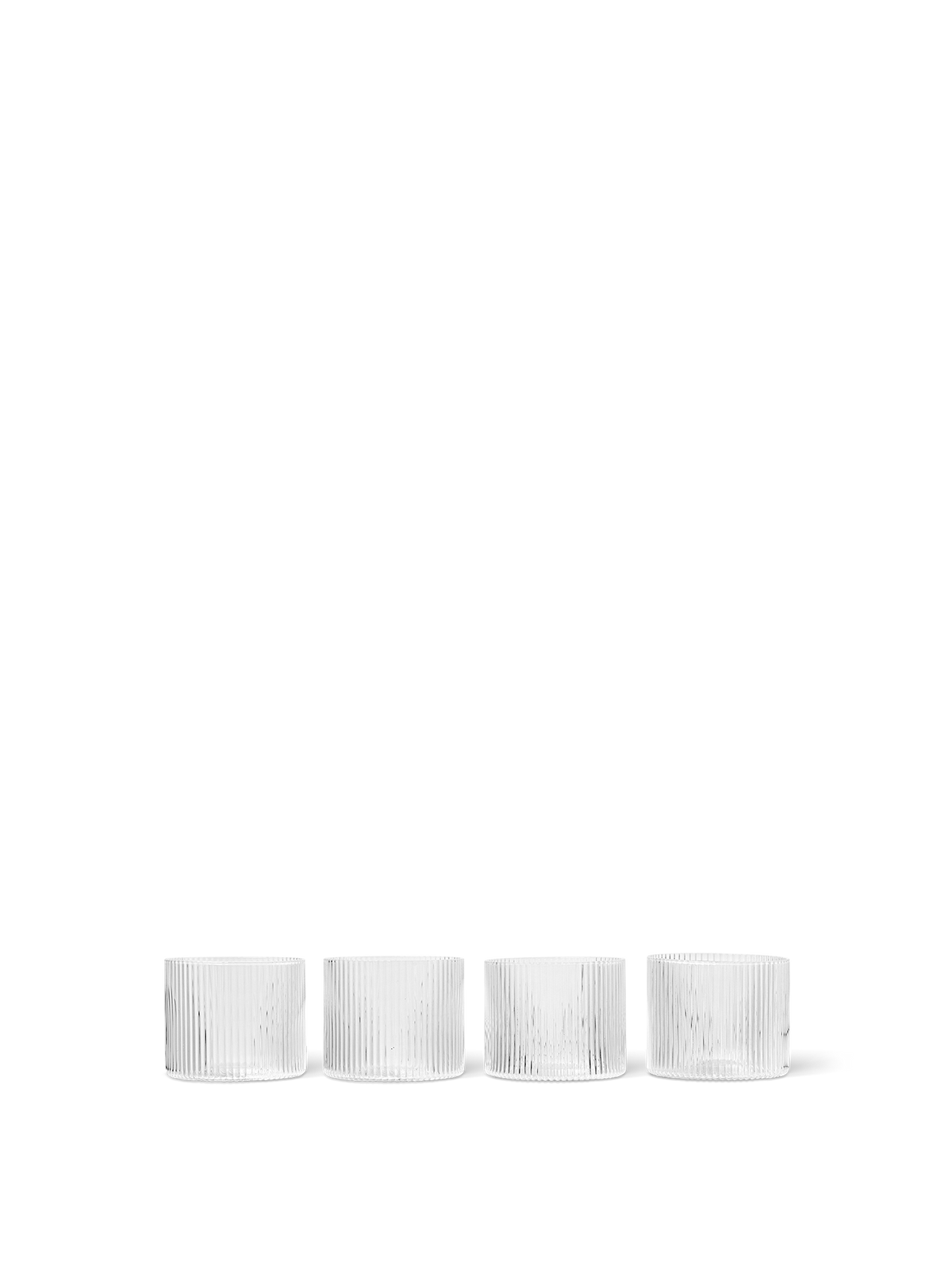 Vasos bajos Ripple de Ferm Living