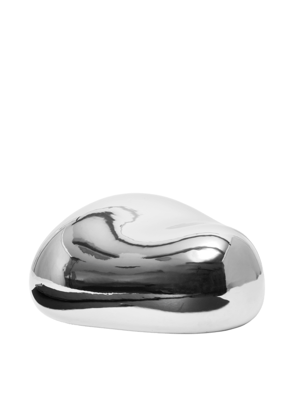Pieza decorativa Bellure · Ferm Living · Oval Silver