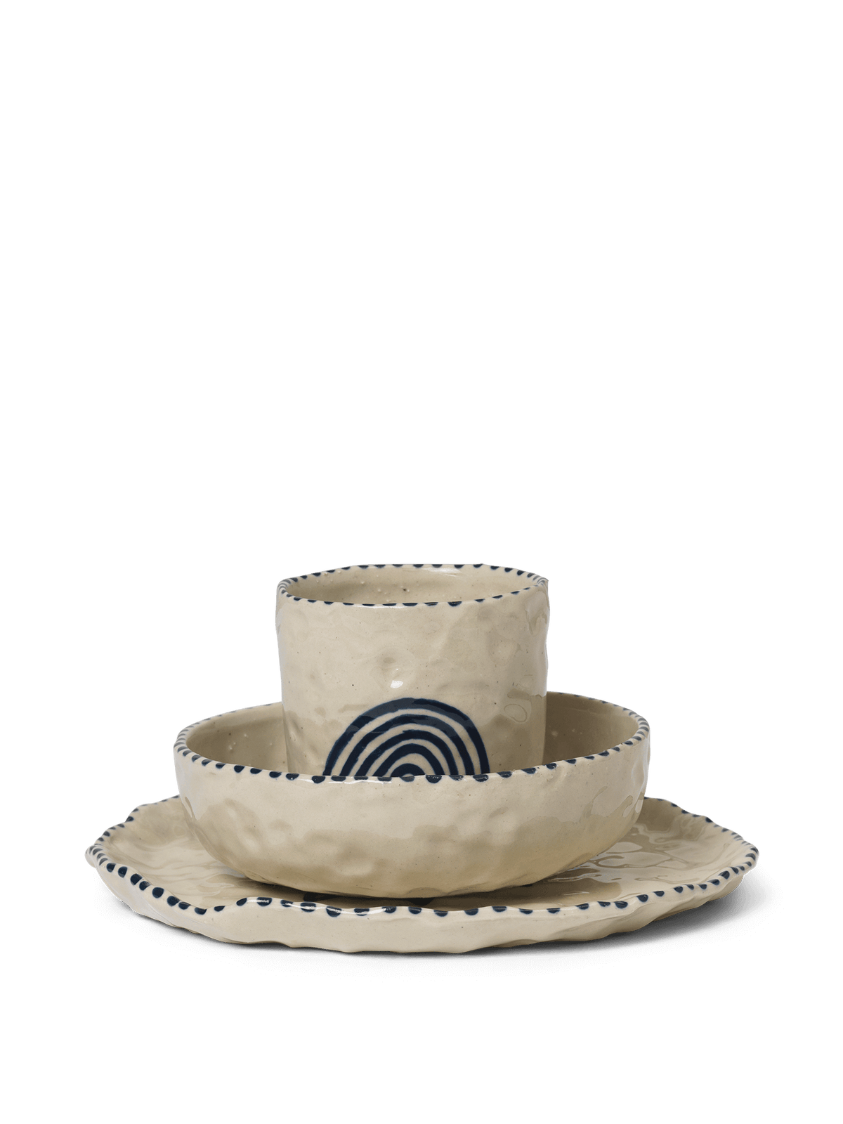 Set de cerámica infantil Naive de Ferm Living