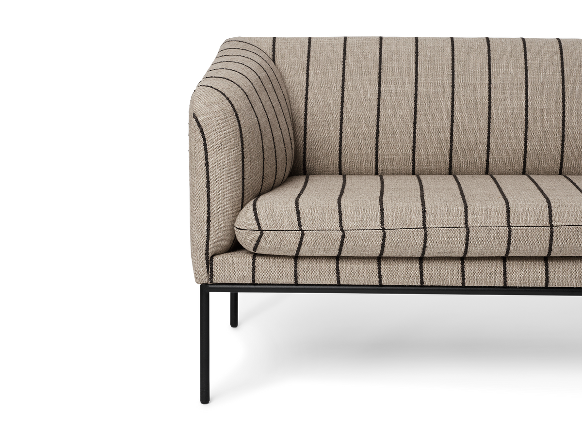Turn 2 plazas Pasadena Sand/Black · Ferm Living · detalhe