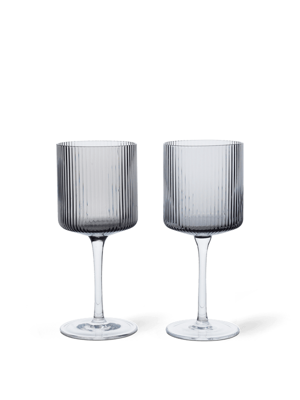 Copas de vino blanco Ripple de Ferm Living