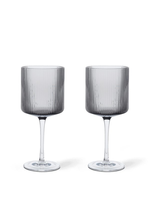 Copas de vino tinto Ripple de Ferm Living