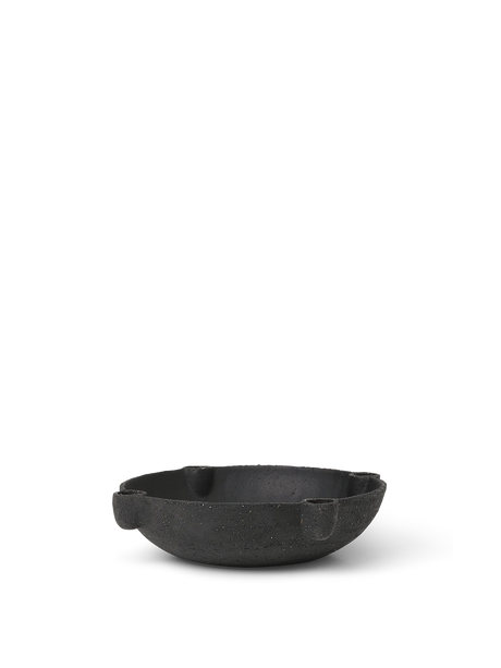 Portavelas Bowl · Ferm Living · Large · Ceramic · Dark Grey