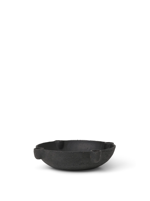Portavelas Bowl · Ferm Living · Large · Ceramic · Dark Grey