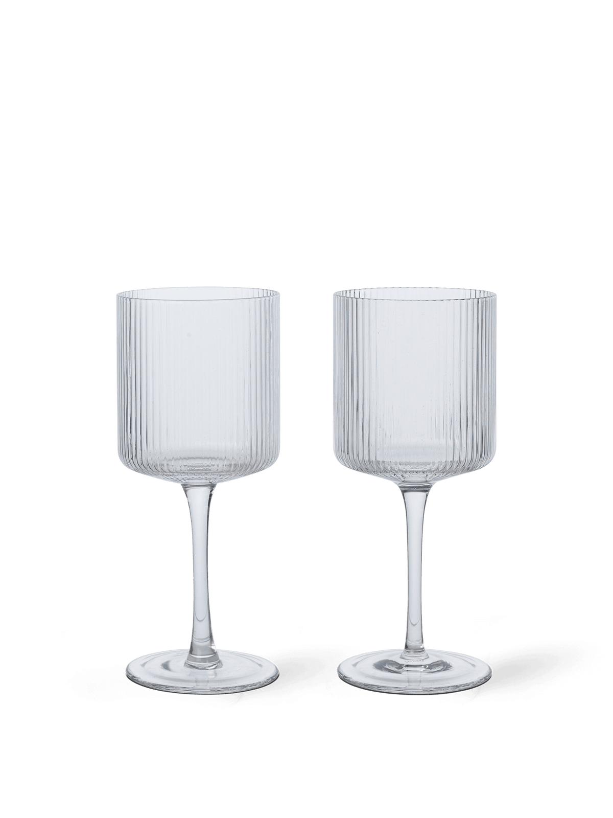 Copas de vino blanco Ripple de Ferm Living