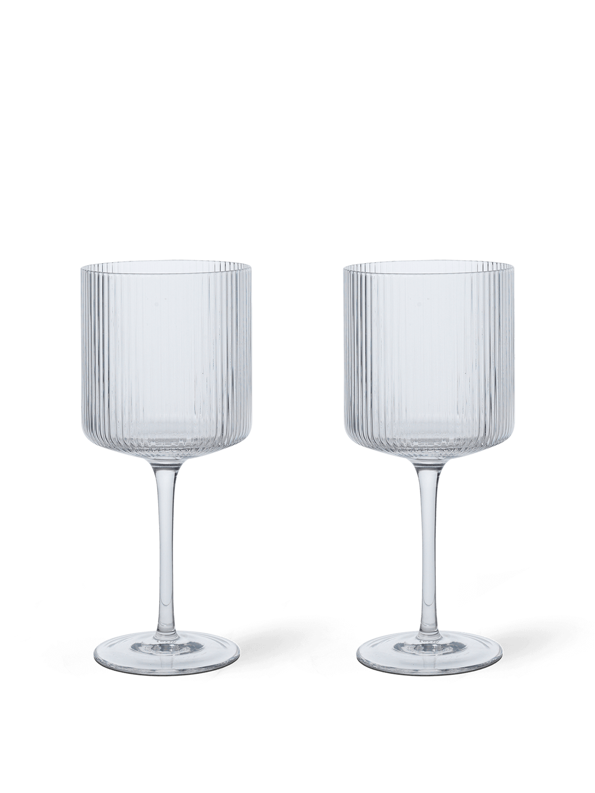 Copas de vino tinto Ripple de Ferm Living