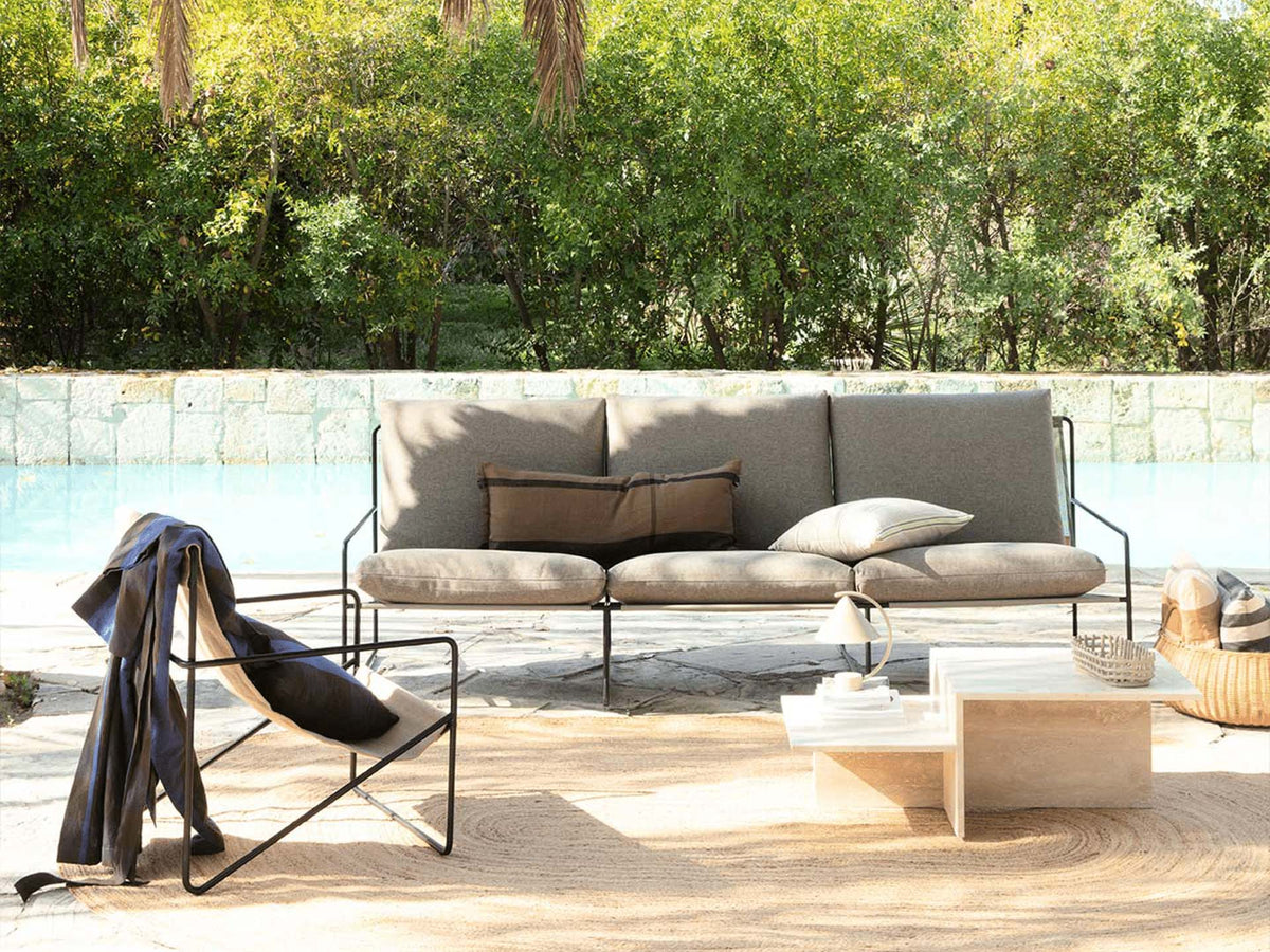 Sofá de exterior 3 plazas Desert de Ferm Living