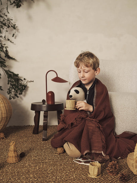 Juego de té de ratán Rattan de Ferm Living