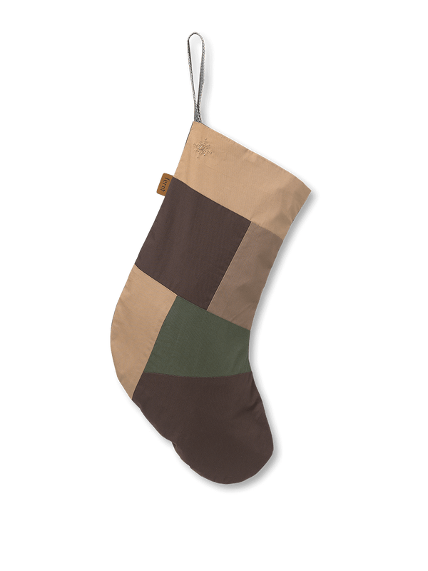 Calcetín de Navidad Patchwork · Ferm Living · producto