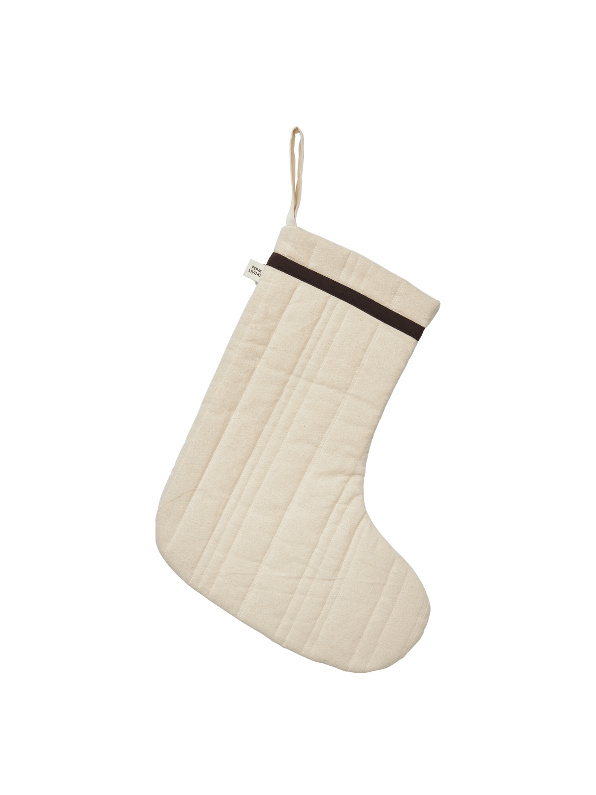 Calcetín de Navidad acolchado Vari · Ferm Living · Cotton · Natural