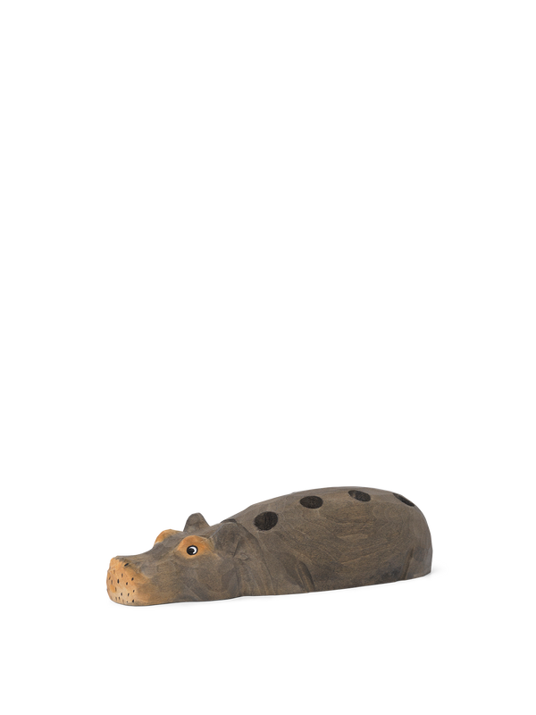 Portalápices tallado Hippo de Ferm Living