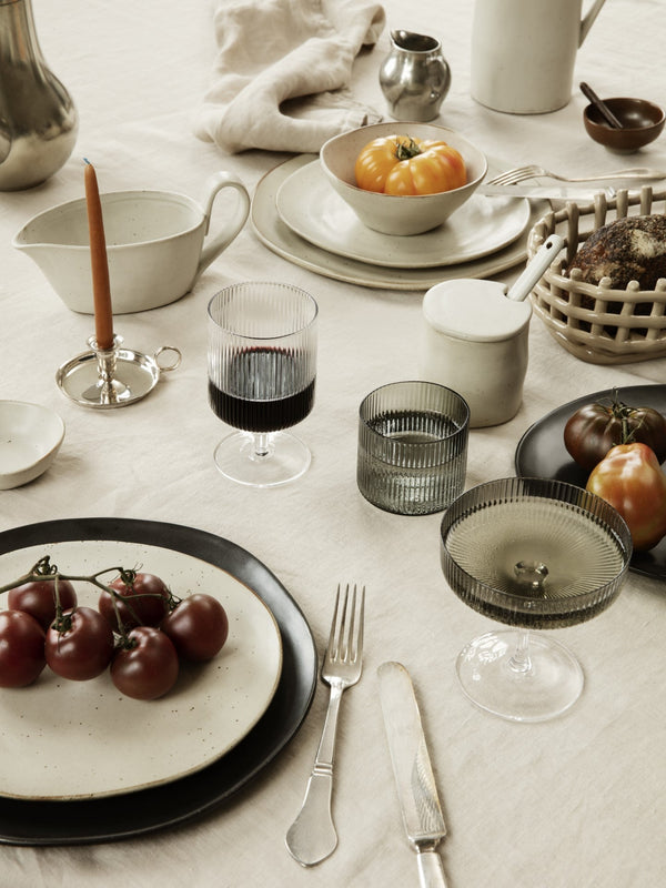 Copas de champán coupe Ripple de Ferm Living
