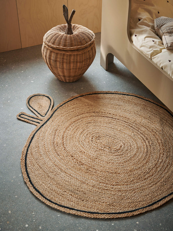Alfombra de yute trenzada Apple de Ferm Living