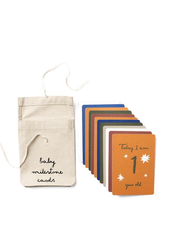 Tarjetas de hitos del bebé Milestone de Ferm Living