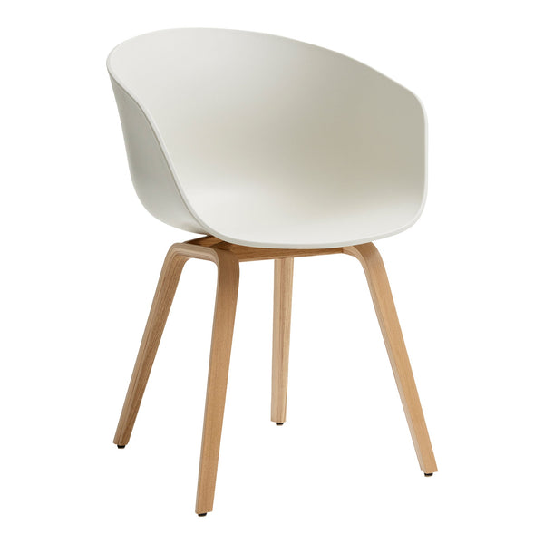 Silla About A Chair AAC 22 · HAY · melange cream 2.0 / Varnished Oak