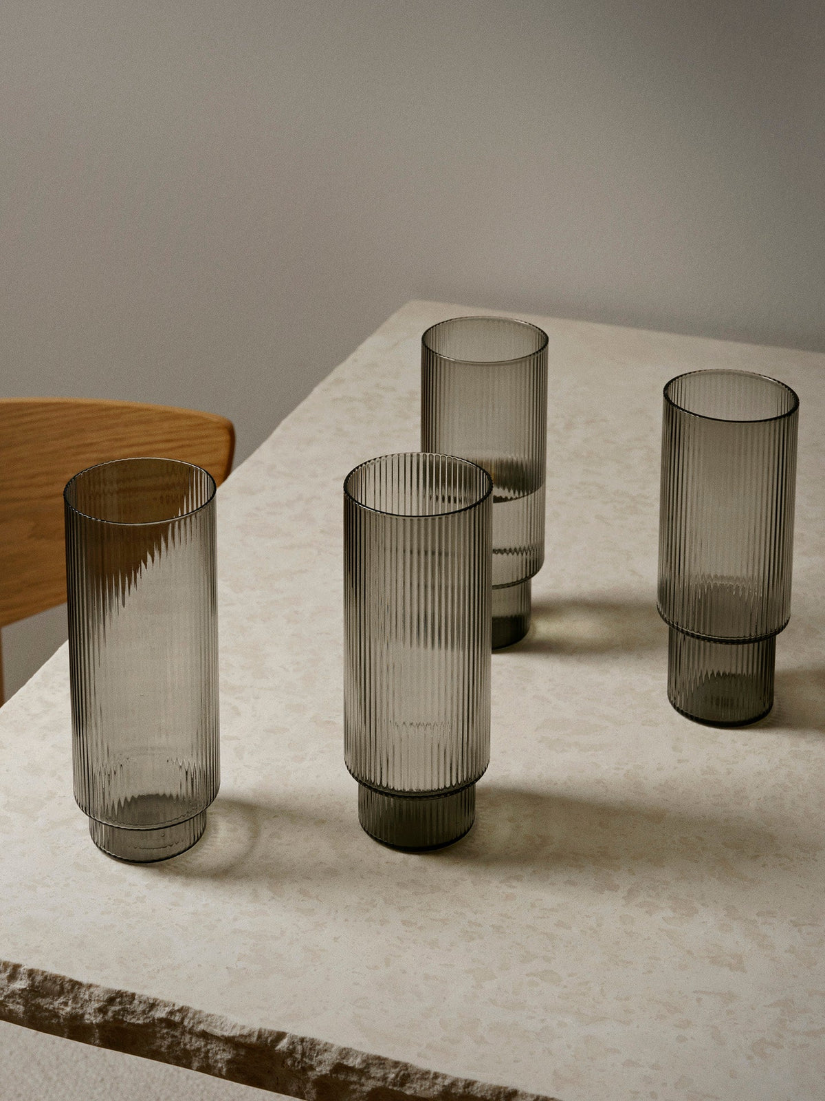 Vasos altos Ripple de Ferm Living