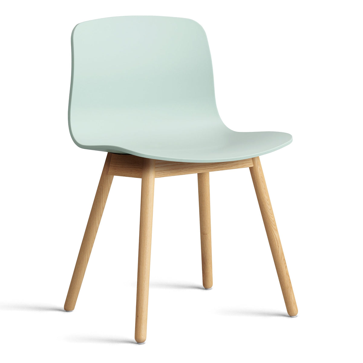 Silla About A Chair AAC 12 · HAY · dusty mint 2.0 / Varnished Oak