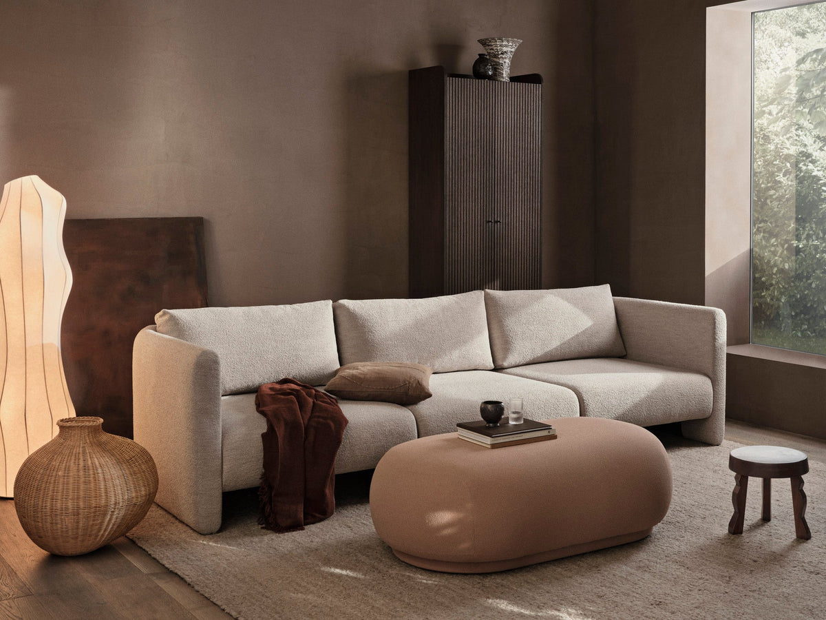 Módulo sofá Dase reposabrazos derecho Soft Bouclé · Ferm Living